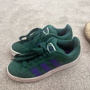 Adidas Teal and Violet Shoes